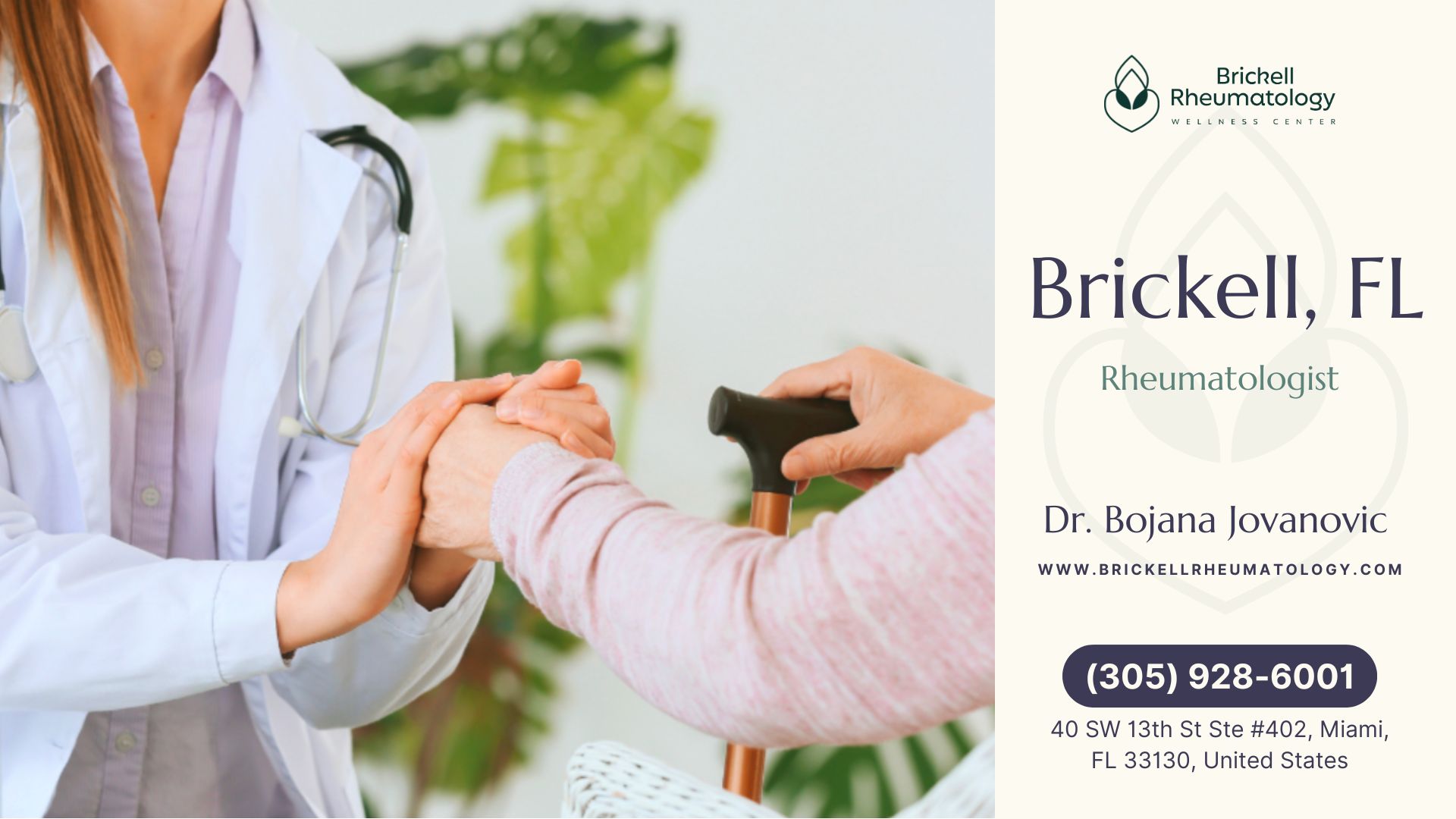 A doctor and patient share a moment of connection as the doctor holds the patient's hand in a caring gesture.